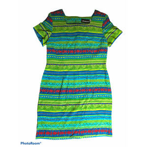 SAG Harbor Sheath Dress Short Sleeve Plus Size 14